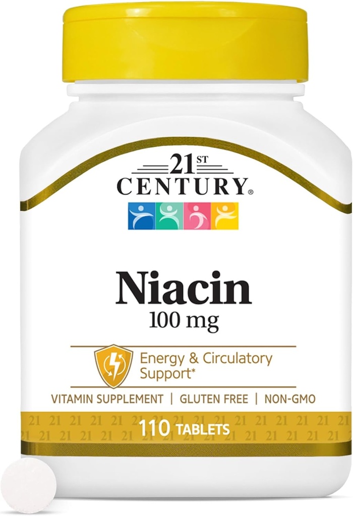 Abad 21 Tablet Niasin, 100 mg, 110 Cacah
