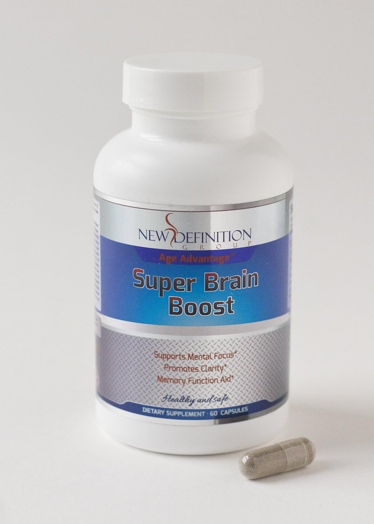 Age Advices ™ Super Brain Boost Purely by Natural Herbal, Improve Focus, Memory and Allence, Made in USA