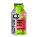 GU Energy Roctane Ultra Endurance Energy Gel, Vegan, Gluten- Free, Kosher, and Dairy-Free On- TheGo Olahraga Nuklir, Sepeda, atau Skiing, Strawberry Kiwi (24 Paket)