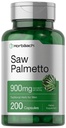 Horbaach Saw Palmetto Extract 124; 900mg 124; 200 Capsules 14; None-GMO dan Gluten Free Formula 124; Tradisional Herb Suplemen 124; dari Saw Palmetto Berries