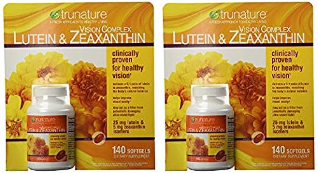 Kompleks Perkembangan Vision Trunatur Lutein dan Suplemen Lusxanthin, 140 Cacah (2 Paket)