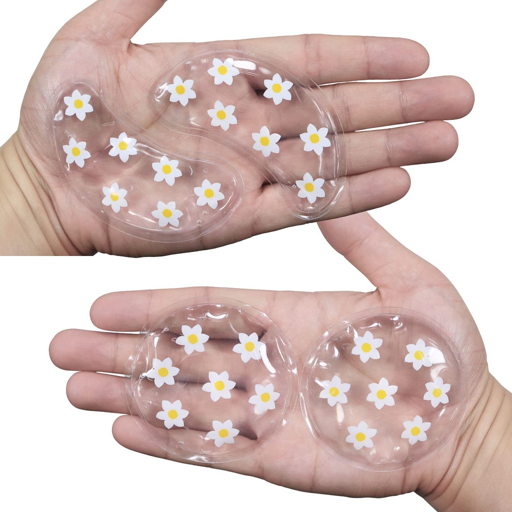 ZNOY CUETCHO D Gel Ice Pack dapat dipakai kembali Cooling Eye Patches dan Under Eye Patches, Perlakuan Hot Eye untuk Redness, Pay Relief dan Eye Relax