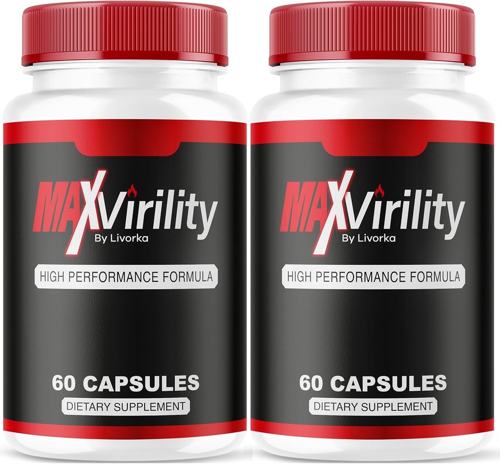 (2 Paket) Max Virility For Men, Max Virility, Maxvirilitas Untuk Pria, MaxVisuality Capsules, MaxVirility Supplemen, Max Virility Pills Bagi Pria, Max Virilitas Pil, 120 Kasules Untuk 2 Bulan
