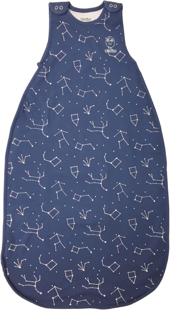 Woolino Big Kid Sleeping Bag, 4 Season Baby Sleep Sack, Merino Wool dan Organic Cotton Wearable Blanket, 4-6 Tahun
