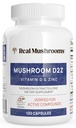 Jamur asli Zinc dan Vitamin D2 Capsules - dengan Organik Chaga dan Reishi Mushroom Ekstraksi - Vitamin untuk Overall Wellness Dukungan - Vegan, Non- GMO, Gluten- Free - 120 Count Mushroom Suplemen