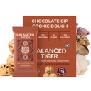 Jamur Fungsional Organik Vegan Bars 126; Dibuat di Amerika Serikat 124; Dose Penuh (1500mg) Lions Mane, Chaga, Reishi Cordyceps Bars 124; Tanaman Protein Bars w / Adaptogens & Superfood 128; Chocolate Chip Cookie Dough
