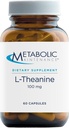 Pemeliharaan Metabolik 100mg Suplemen L- Theanine untuk Mendukung Fokus & Relaxation Sehat - L- Theanine Suntheanine Amino Acid untuk Pendukung Respon Stress (60 Capsules)