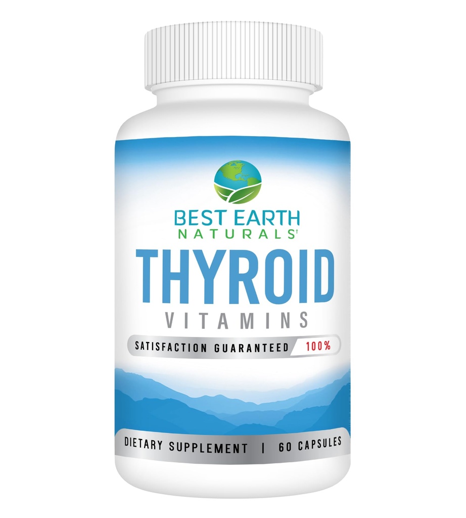 Tambahan Dukungan Thyroid Terbaik Bumi - 60 Kapsul