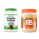 Orgain Vegan Organik Powder, Chocolate Fudge 2 lbs + PBfit