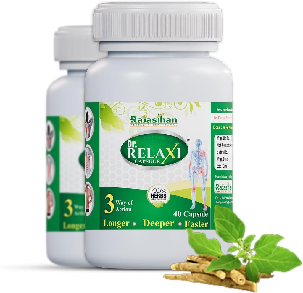 Dr. Relaxi Capsules Pack of 2 for Men and Women.