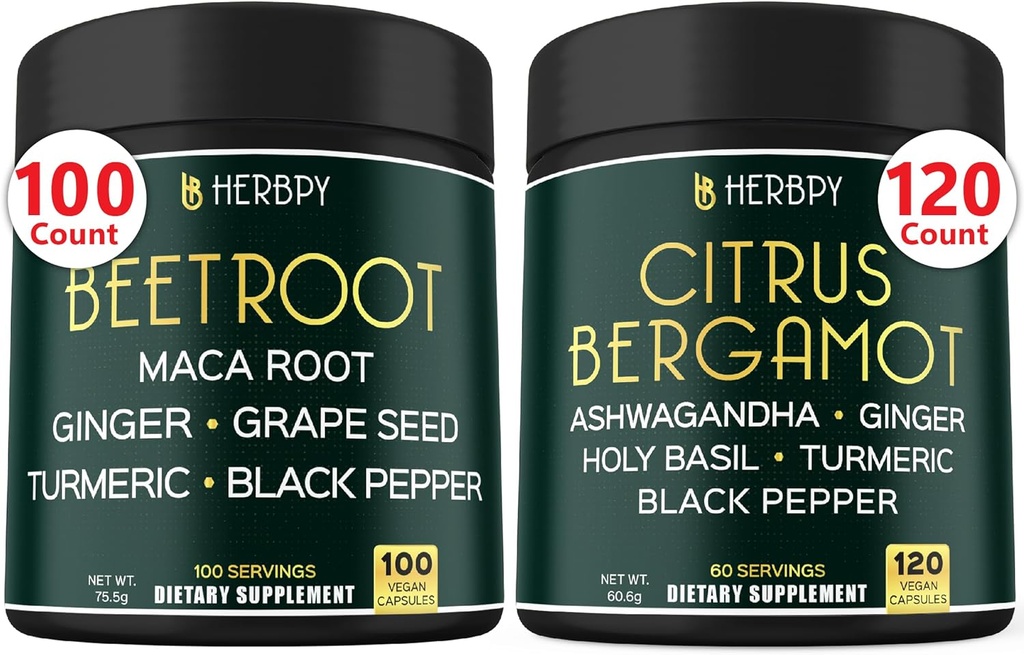 Bundle 6in1 Beet Root Capsules & 6in1 Citrus Bergamot Suplemen