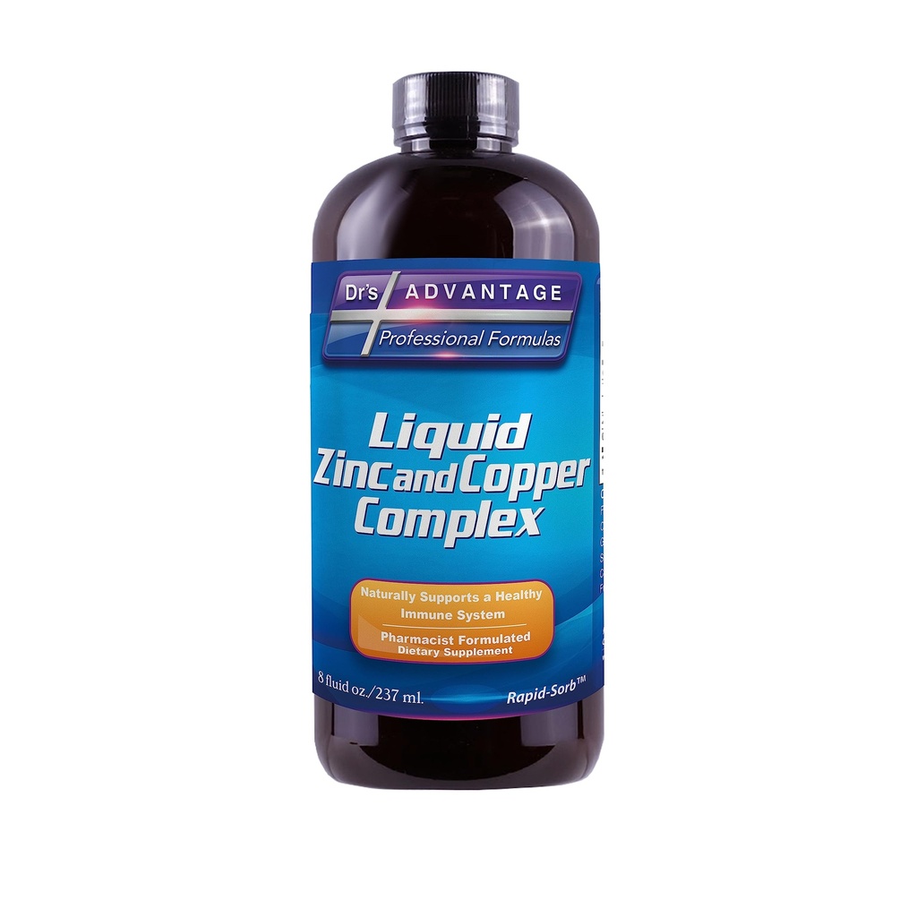 Liquid Zinc + Copper Complex 8 oz - 3 Pack - Dr 's Keuntungan