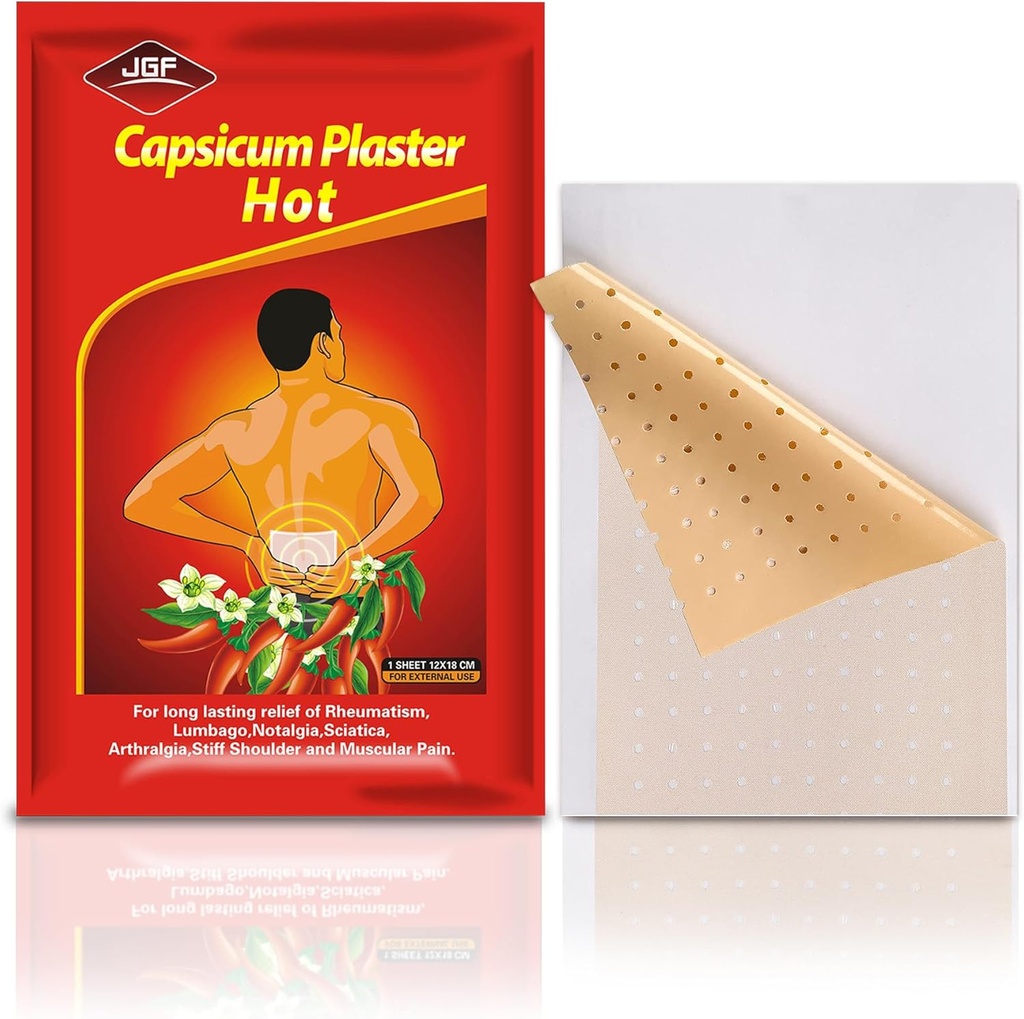 30 Count Capsaicin Patches, 4.72 "x7.08" Hot Capsicum Patch