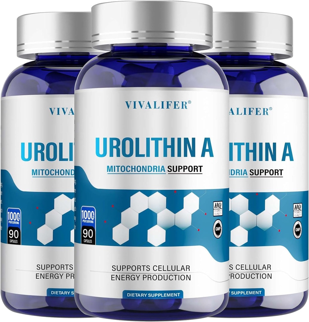 Urolithin A Suplemen 1000 mg, 270 Softgeels Pelindung Antioksidant yang kuat, Memproyeksikan Penuaan Kesehatan & Mitokondria Kesehatan dan Perbaikan Sel Dukungan untuk Pria & Perempuan