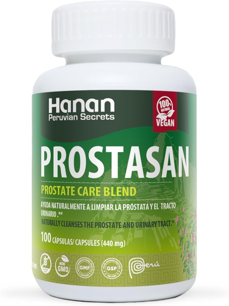 Hanan Prostasan Prostate Care Blend 144; 100 Capsules 12.4; Aid Umum dalam Cleansing The Prostate and Urinary Tract