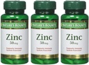 Nature 's Bounty Zinc 50 mg Caplets 100 ea (Paket 3)