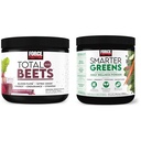 Angkatan Factor Total Beats Minum Mix Powder Superfood dengan Nitrate untuk Mendukung Sirkuit, Darah & Flow & Smarter Pembiakkan Bubuk Harian Wellness untuk Mendukung Energi, Keberdayaan & Ketegangan