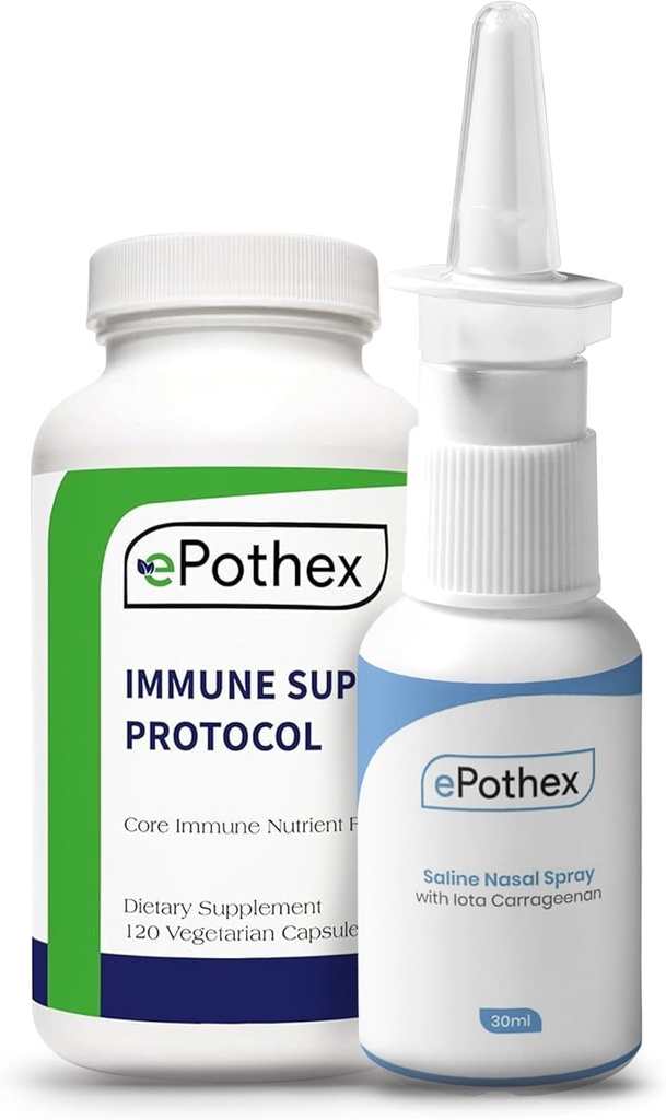 Seasonal Recovery Bundle - Imune Dukung Protokol - Iota Carrageenan Nasal Spray