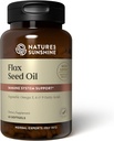 Nature 's Sunshine Flax Seed Oil, 60 Softgeels 124; Sumber Excellent of Heart- Healthy Acids, Berisi Lignans yang membantu Boost kekebalan dan Dukungan Breast dan Prostat Kesehatan