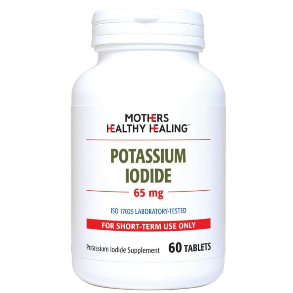 Potassium Iodide Tablet Supplement (65 mg), KI Iodine Pil (60 Tablet)