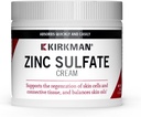 Kirkman - Zinc Sulfate Topical Cream - 4 fl oz - Fast Absorpsi - 10% Zinc Sulfate - Hypoallergenic
