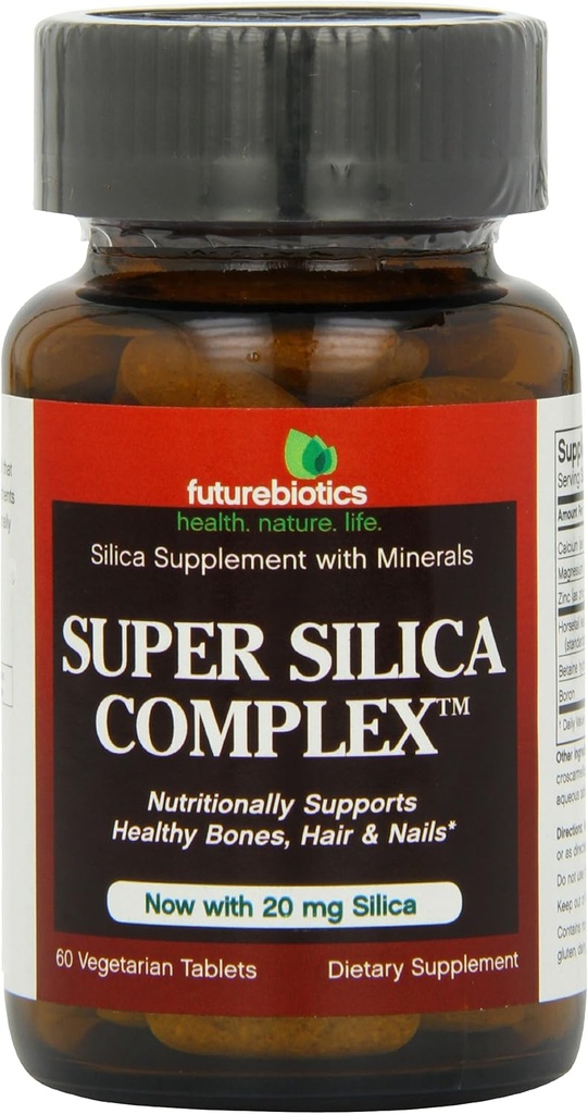 Futuregrancy Super Silica Complex, Vevet-Tablets, 60- Count (Paket 2)