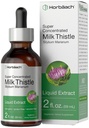 Horbäach Milk Thistle Extract Liquid 124; 2 fl oz 124; Alkohol Bebas 124; Vegetarian, Non-GMO & Gluten Free Supplemen