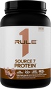 Aturan 1 Protein Sumber 7 Decadent Flavor, Velvety Smooth Texture, 22g Anytime Protein, dan 10g Alami EA Per Serving dari 7 Premium Sumber (1.8 Pounds *, Milk Chocolate)