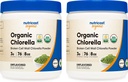 Nutricost Organic Chlorella 8oz (.5 LB) (2 Botol) - 3000mg Per Serving