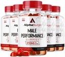 LIVORKA Alpha Surge for Men - Alpha Surge Gummies for Male, Alfa Surge Gummies 1050mg, Alpha Surge XL Gummie, Alfa Surge Gummies, Alpha Sugre Pria, 300 Gummies selama 5 Bulan