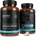 Premium Imunity Booster Suplemen - 10 dalam 1 Natural Respiratory & Imune System Booster, 90 Capsules, Vitamin C, Zinc, Elderberry, Turmeric Curcumin, Garlic, Probiotic Ammune Boost Dukungan Vitamin
