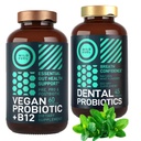 Vegan Probiotic Plus B12 dan Oral Probiotic Mint Enhanced Probiotic Bundle