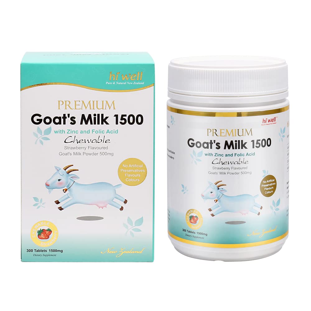 Hi Yah Premium Susu Kambing 1500 300Tablet Strawberry