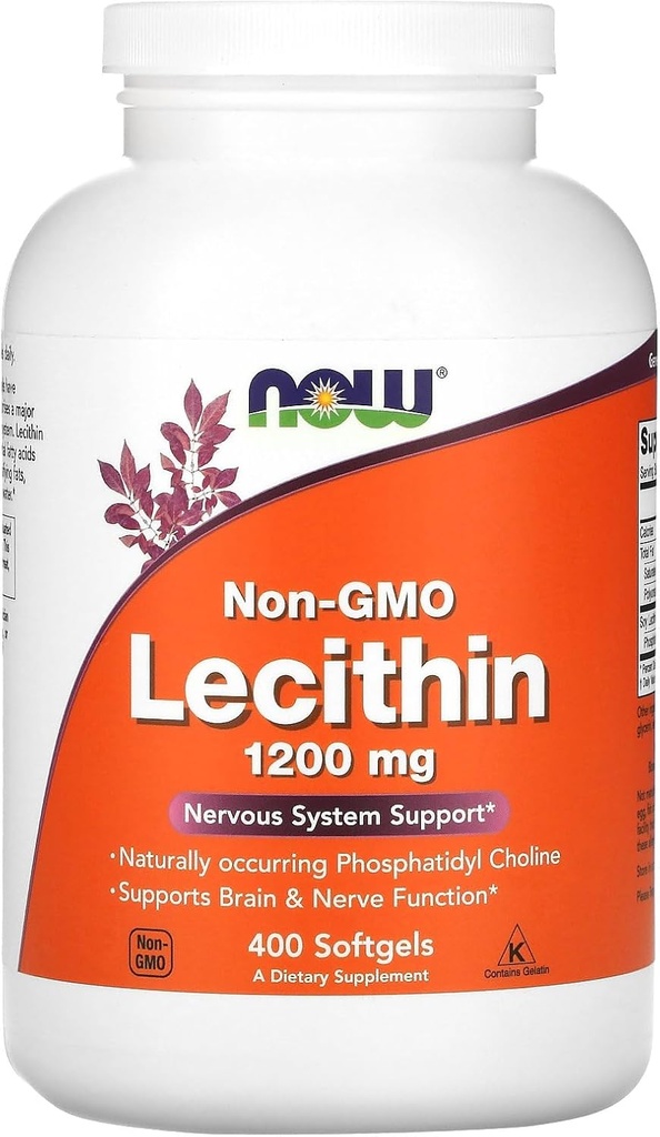 Lecethin 19 Grain 1200 mg Sekarang Foods - 400 - Softgel
