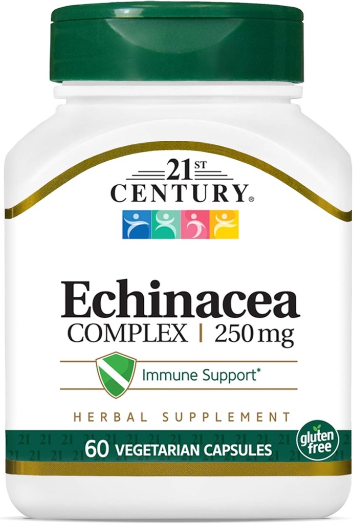 Abad 21 Echinacea Ekstrak Veg Capsules, 60 Cacah