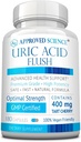 Approved Science ® Uric Acid Flush Suplement with Folic Acid and Tart Cherry - 180 Kapsul - 3 Bulan Supply