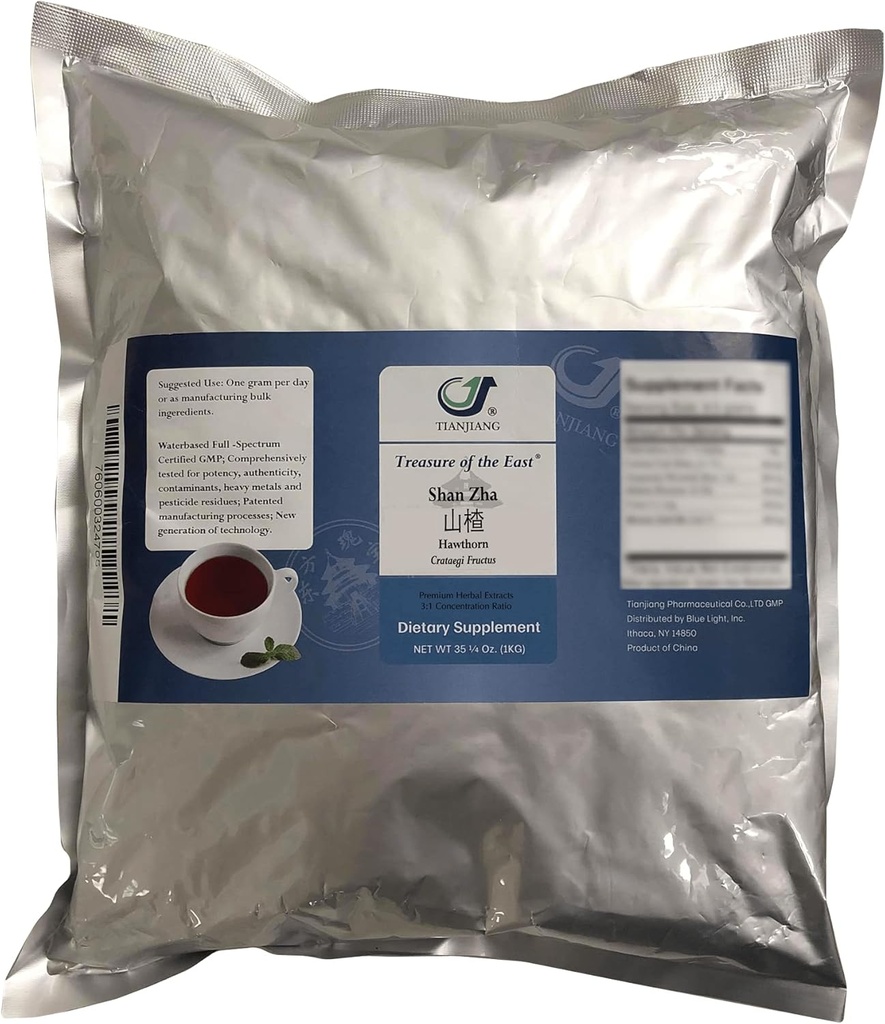 Harta karun Timur, Hawthorn Extract - Shan Zha (3: 1 Terkonsentrasi Herbal Extract Powder, 1kg)