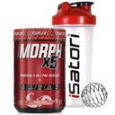 iSatori Morph Xtreme Intense Pre Workout - Bombsicle (20 Pelayan) Classic Blender Bottle (Clear Bottle with Red Top)