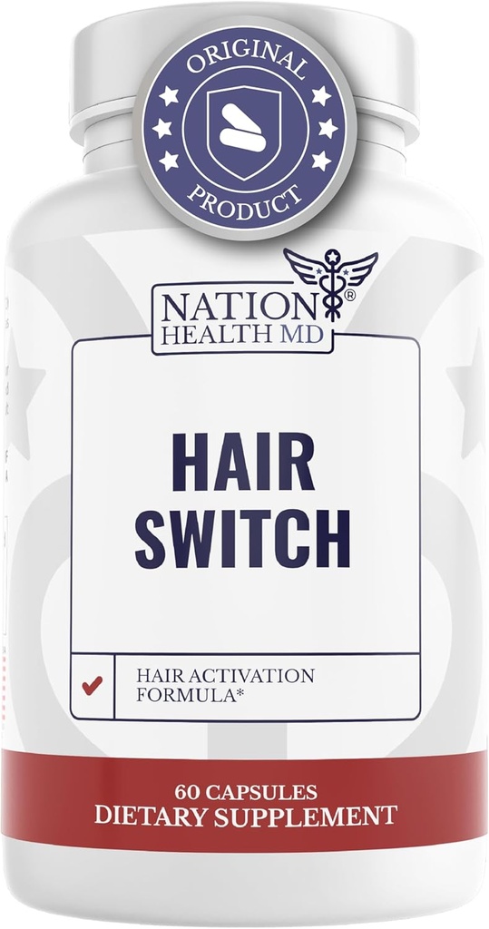 Pergantian rambut - suplemen untuk Rambut dan Pisau - Biotin, Zinc, Selenium, dan Lebih - Pengaktifan Rambut Formula untuk Perempuan, 1 Botol