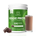 MRM Nutrition Veggie Protein dengan Superfoods 124; Chocolate Flavored 124; 22g Complete Protein 124; Lebih dari 8,8g Estile Amino asam 124; 13 superfoods 124; dengan Omega 3s dan Omega6s 124s; Keto Friendly 124; 30 Pegawai