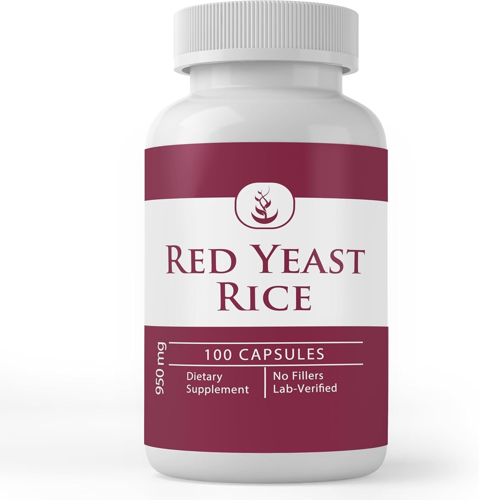 Murni lngrediens Red Yeast Rice Extract, (100 Capsules) Always Pure, No Addonitives Or Fillers, Lab Verified (100 Kapsul)