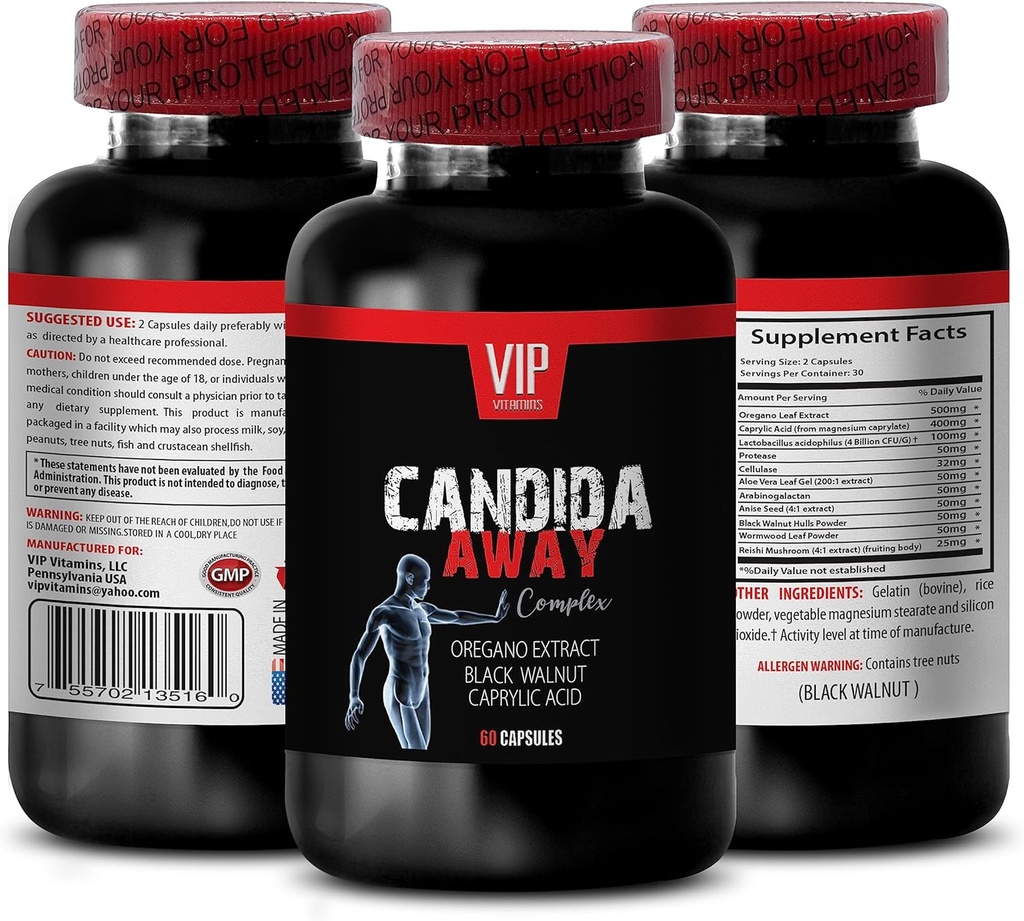 Dukungan hati - CANDIDA JAUH - suplemen dukungan hati, hati mendukung herbal, pembersih hati, candi membersihkan untuk wanita, pencabutan pembersih untuk pria, pencabutan pembersihan suplemen 1 Botol 60 Caps