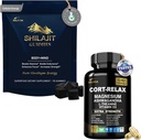 Shilajit Ashwagandha Gummies & Magnesium Calm Suplemen Duo