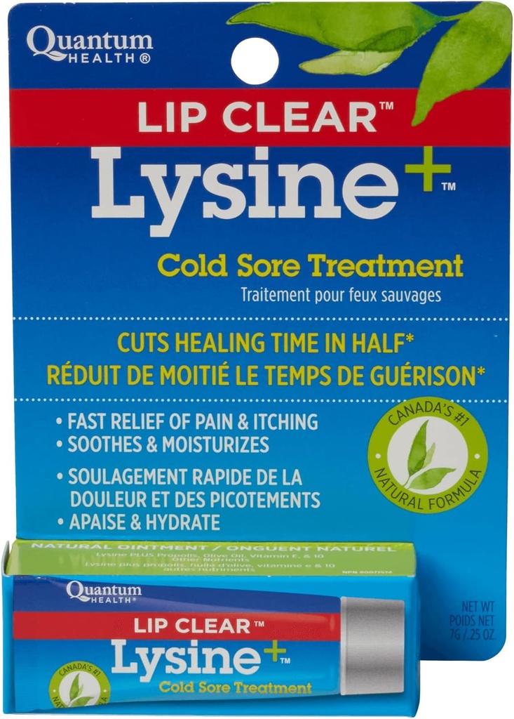 Lip Clear Lysine + Cold Sore Treatment 0.25 oz (Paket 3)