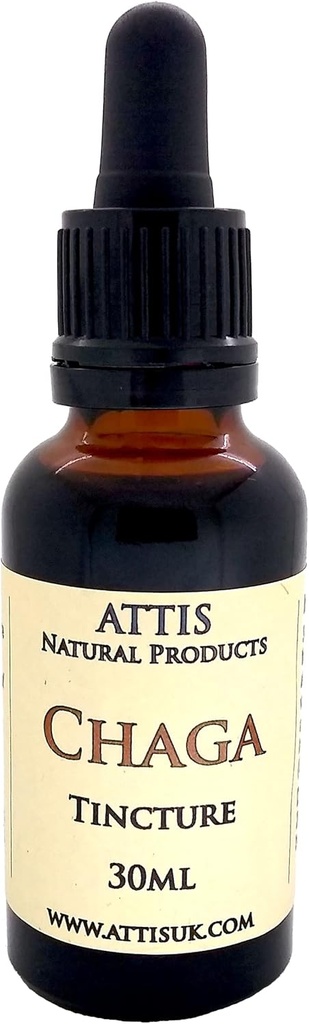 ATIS Chaga Handmade Ticture 30ml 124; All Natural Ingreations