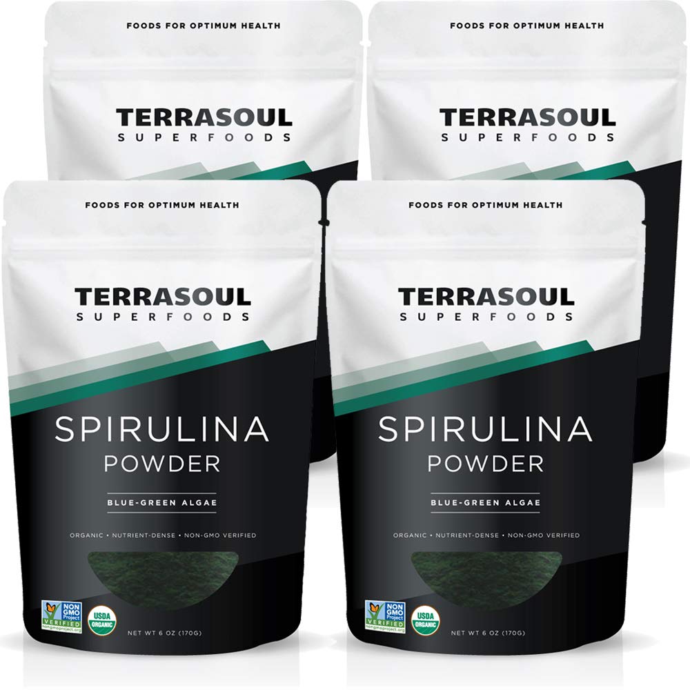Bubuk Spirulina Terrasoul Superfood, 24 Ounces