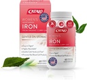 CATALO Iron Supplement for Women with Organic Curry Leaf - Gentle, High Absorpsi, Vegearian- Friendly, Stomach- Easy Formula-60 tablet