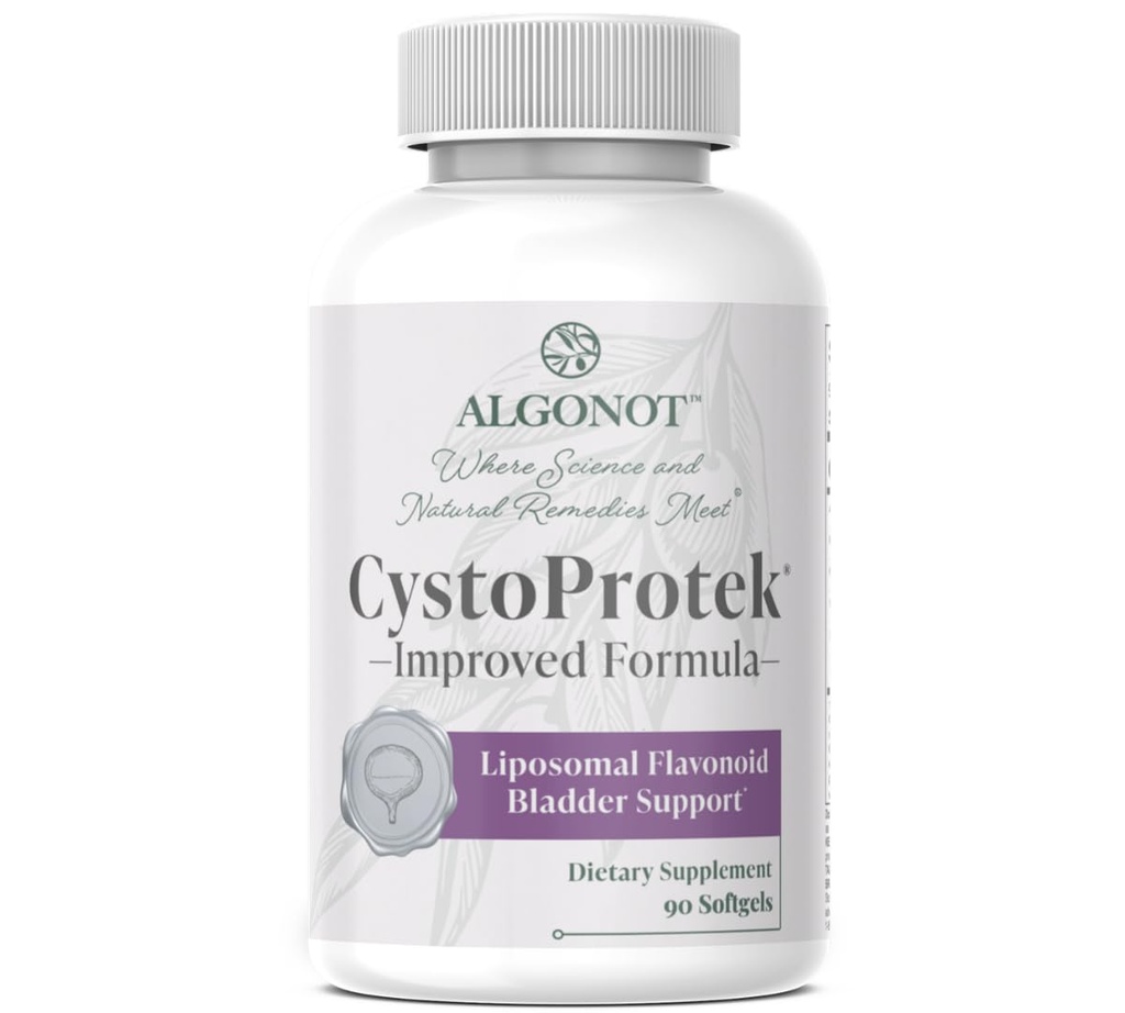 CystoProtek 1 Patened Formula Promotes Bladder Health Menggunakan Kombinasi Hialuronate, Chondroitin dan Natural Tasonoid