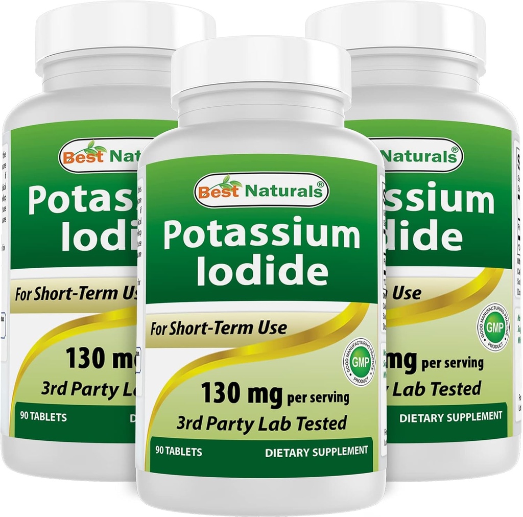 Terbaik Potassium Iodide 130 mg per Serving - Dietary Suplemen, 90 Tablet (3)