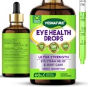 YESNAFURE Eyebright Herb Eye Health Drops for Eye Strain Relief & Sight Care, Ultra Strength Eye Health Suplemen